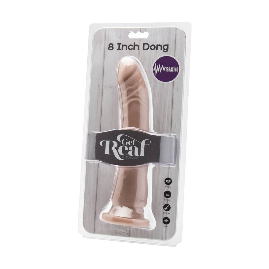 GET REAL - PELLE VIBRANTE DONG 20,5 CM