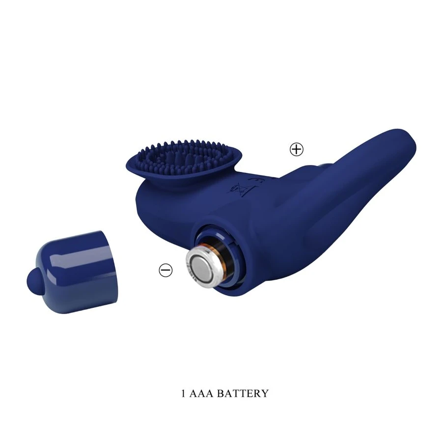 PRETTY LOVE - PALLE RING WITH VIBRATION BLUE