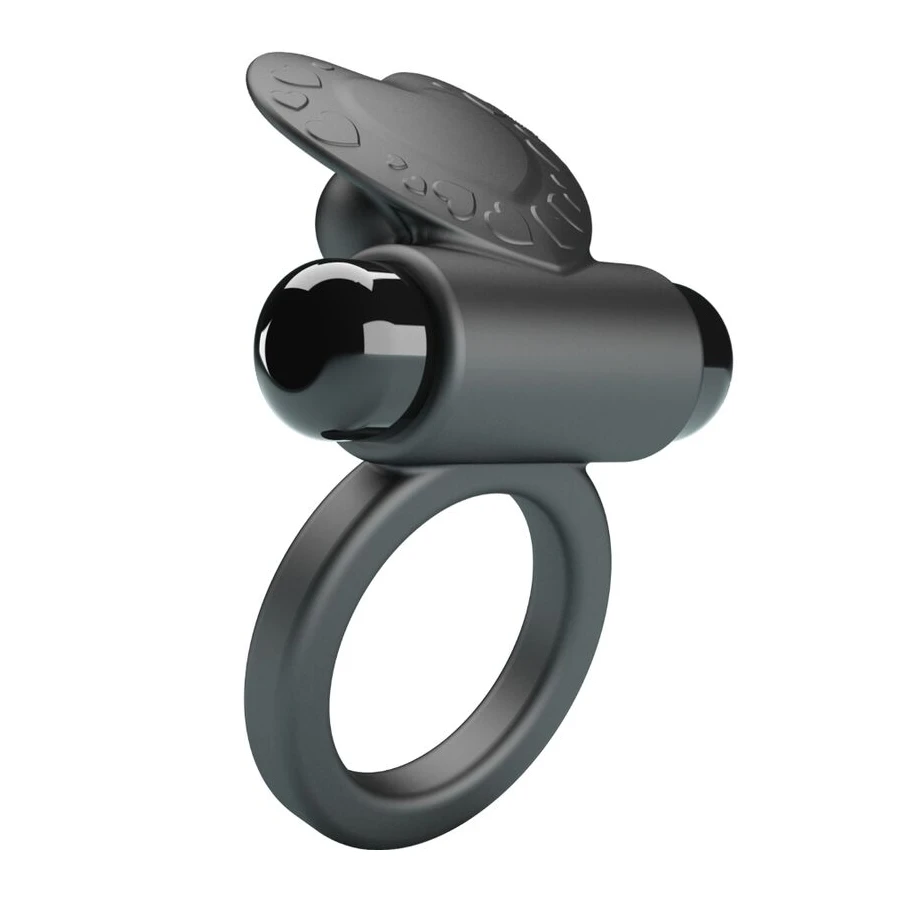 PRETTY LOVE - DEBONAIRE VIBRATING RING RABBIT 10 VIBRATIONS BLACK