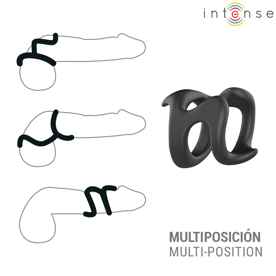 INTENSE - NIKOLAJ ADJUSTABLE PENIS RING MODEL 8
