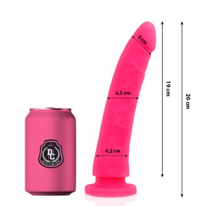 DELTA CLUB - TOYS PINK DILDO MEDICAL SILICONE 20 X 4 CM