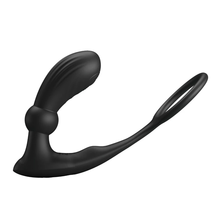 PRETTY LOVE - WARREN BLACK ANAL RING  VIBRATOR