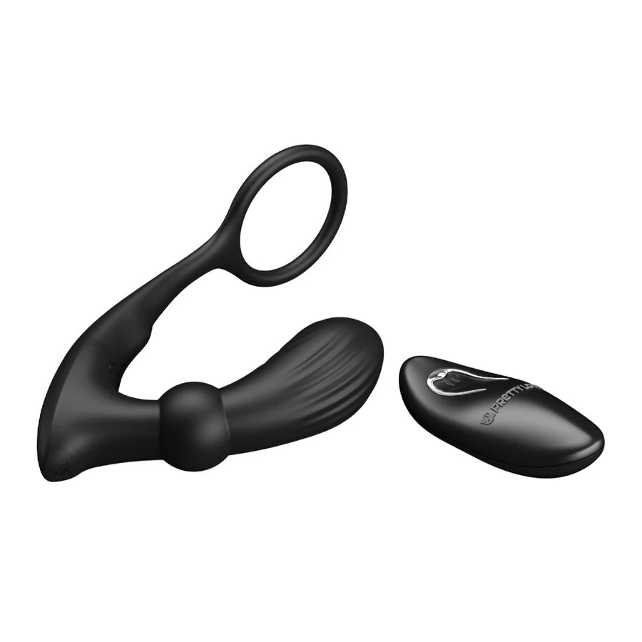 PRETTY LOVE - WARREN BLACK ANAL RING  VIBRATOR
