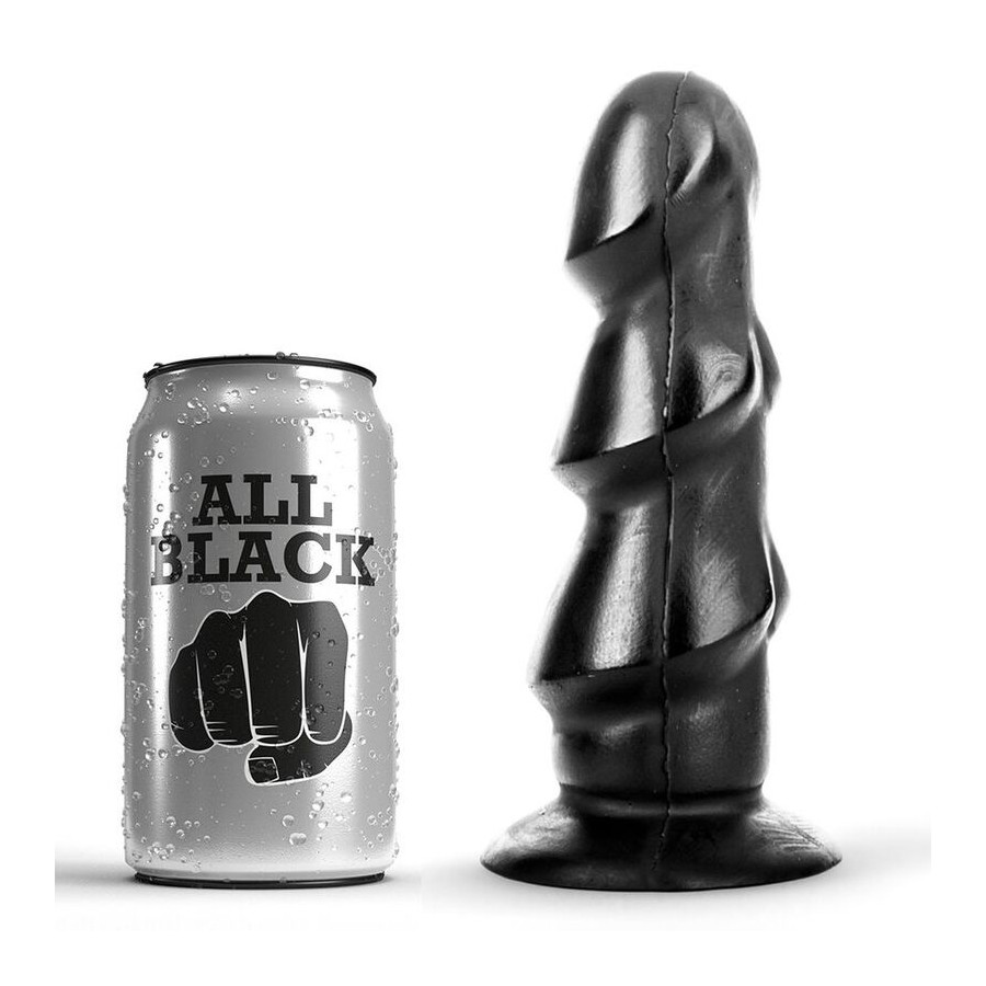 ALL BLACK - DILDO 17 CM