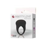 ВИБРАЦИОННОЕ КОЛЬЦО PRETTY LOVE BERTRAM, ЧЕРНОЕ