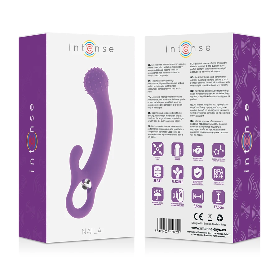 INTENSE NAILA VIBRATING SILICONE PURPLE