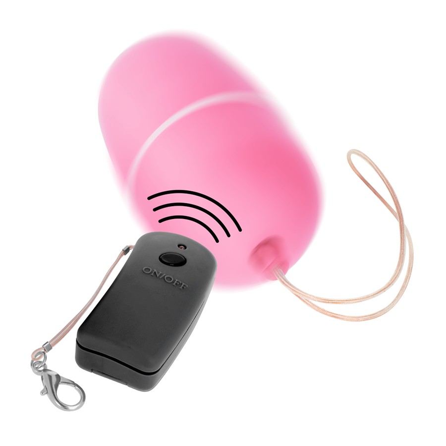ONLINE- VIBRATING EGG WITH PINK REMOTE CONTROL