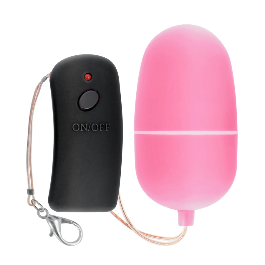 ONLINE- VIBRATING EGG WITH PINK REMOTE CONTROL