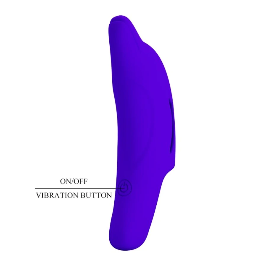 PRETTY LOVE - DELPHINI POWERFUL FINGERING STIMULATOR DARK BLUE