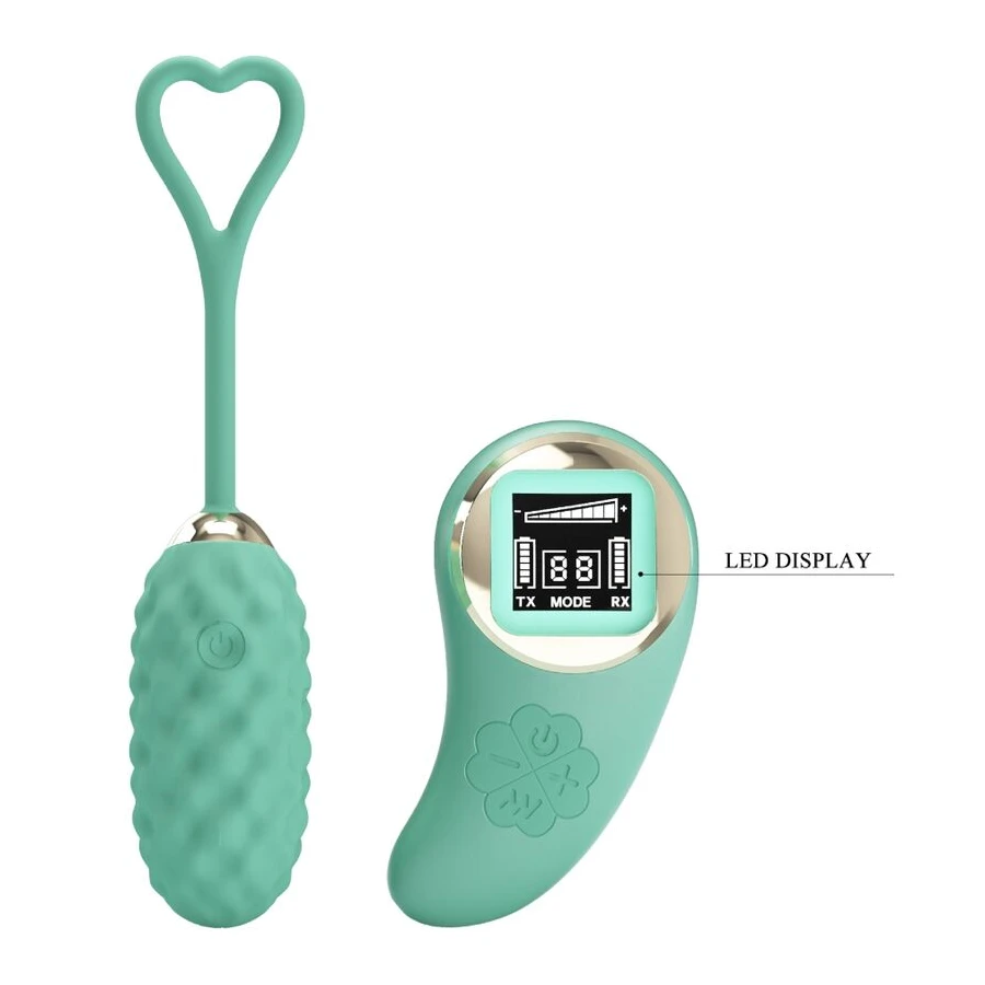 PRETTY LOVE - VIVIAN GREEN REMOTE CONTROL VIBRATING EGG