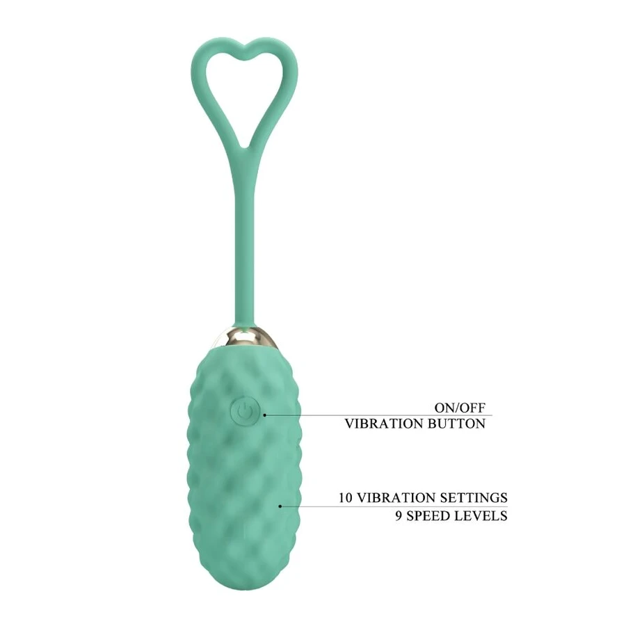PRETTY LOVE - VIVIAN GREEN REMOTE CONTROL VIBRATING EGG